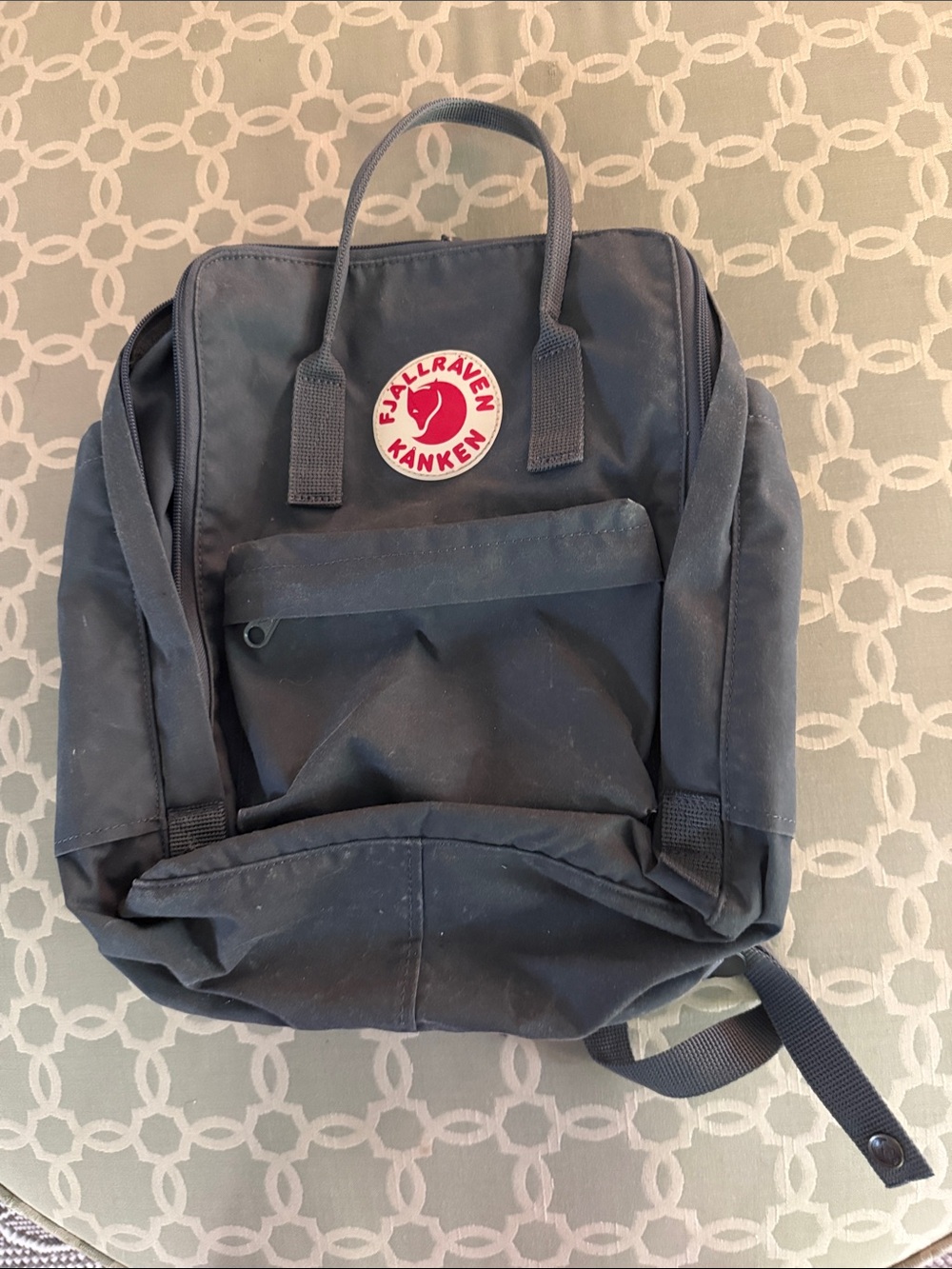 Fjallraven Water-Resistent Backpack in Super Gray